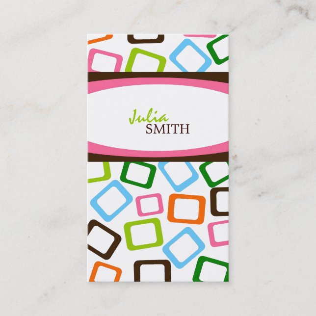 Rétros cartes de visite audacieux (Devant)