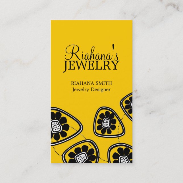 Rétros cartes de visite de fleur (Devant)