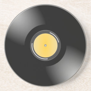 Rétros dessous de verre assoiffés d'album record