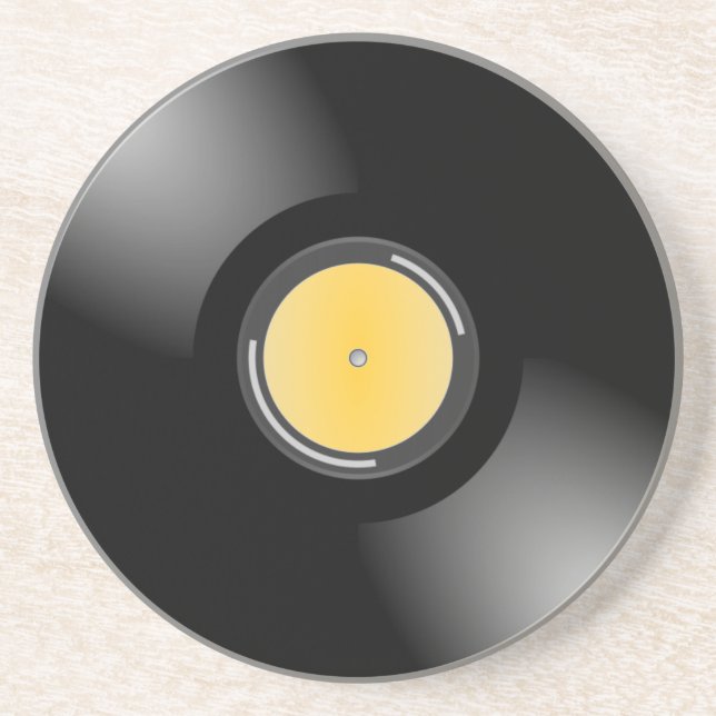 Rétros dessous de verre assoiffés d'album record (Devant)