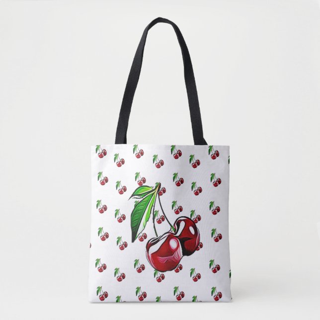 Rétros sacs fourre-tout à cerise (Devant)