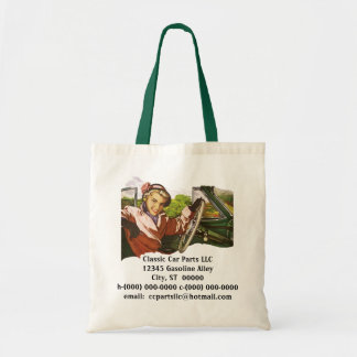 Rétros sacs fourre-tout à la publicité de promo de