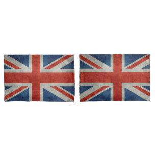 Rétros taies d'oreiller de style de drapeau