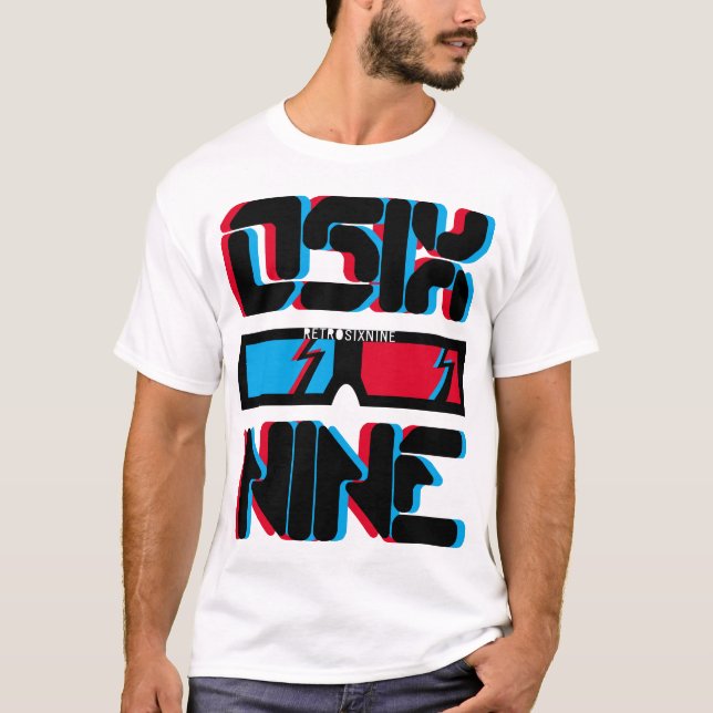 Retrosixnine Digital T - Shirt (Vorderseite)