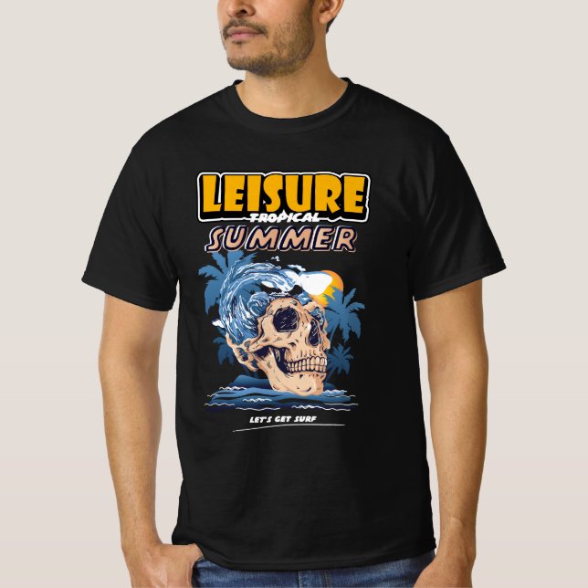 Retrosommerlicher T - Shirt (Vorderseite)