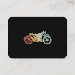 Retrostil für Motorräder Vintag Visitenkarte