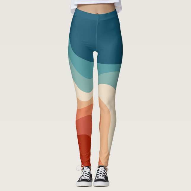 Retrostil Leggings (Vorderseite)