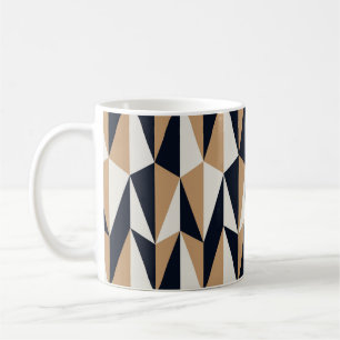 Retrostil: Nahtloses Vintages Muster Kaffeetasse