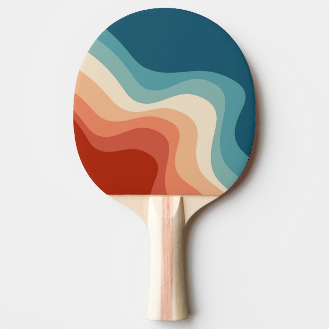 Retrostil Tischtennis Schläger (Vorderseite)