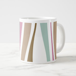 Retrostreifen Jumbo-Tasse