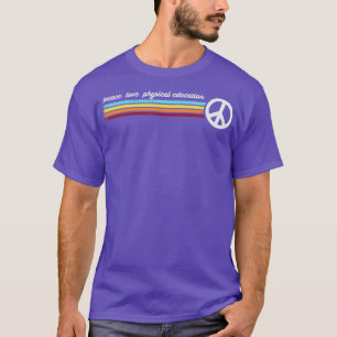Retrostreifen Physikalische Bildung T-Shirt