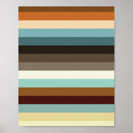 Retrostreifen Poster