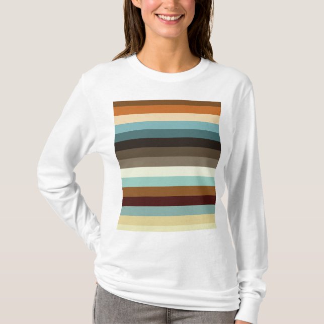 Retrostreifen T-Shirt (Vorderseite)