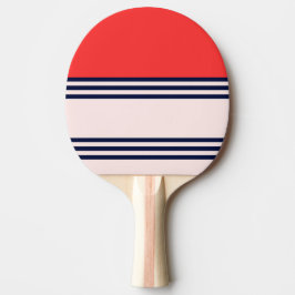 Retrostreifen Tischtennis Schläger