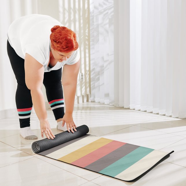 Retrostreifen Yogamatte (Von Creator hochgeladen)