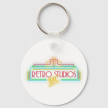 RetroStudiosMC Logo-Schlüsselanhänger