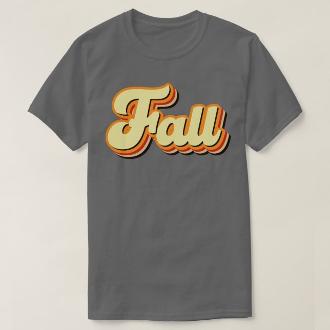 Retrotext fallen T-Shirt (Design vorne)