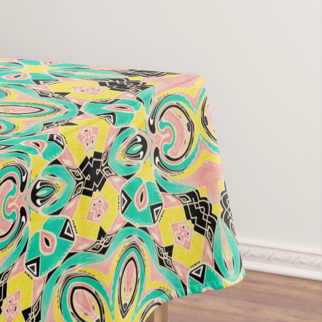 Retroverzierung Tischdecke (Beispiel)