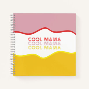 Retrovibes "Cool Mama" Notizbuch
