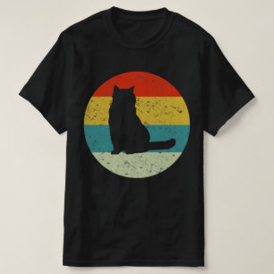 Retrovinatine Britische Kurzhaarkatze T-Shirt