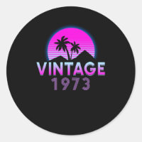Retrowave Vintag 1973 Geburtstagsgeschenkidee