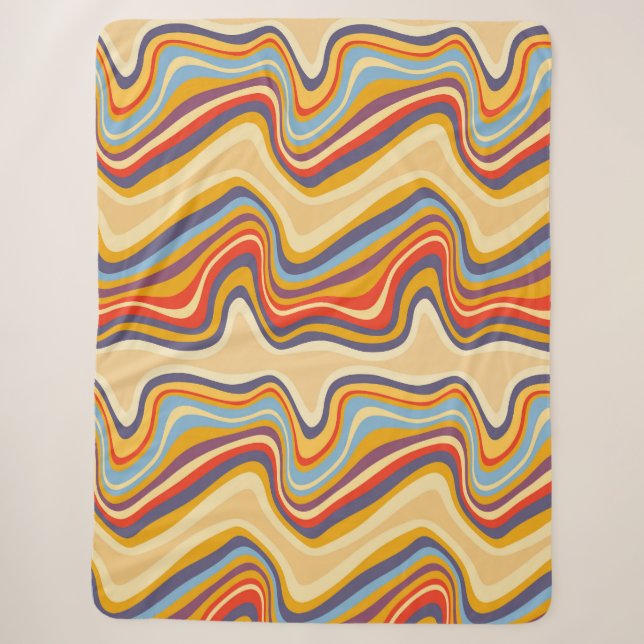 Retrowelle Sherpadecke (Vorderseite)
