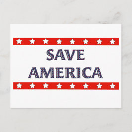 Rett Amerika Postkarte