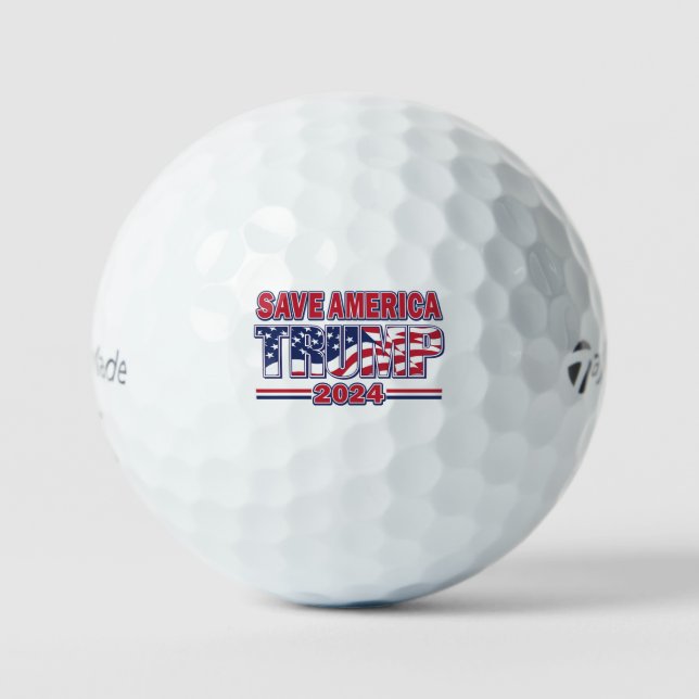 Rett Amerika Trump 2024 Golfball (Vorderseite)