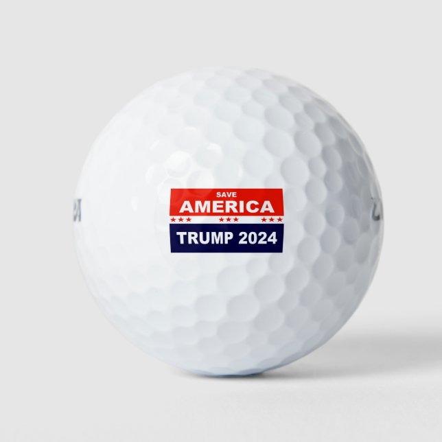 Rett Amerika Trump 2024 Golfball (Vorderseite)