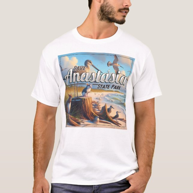 rett Anastasia Staat Park! T-Shirt (Vorderseite)