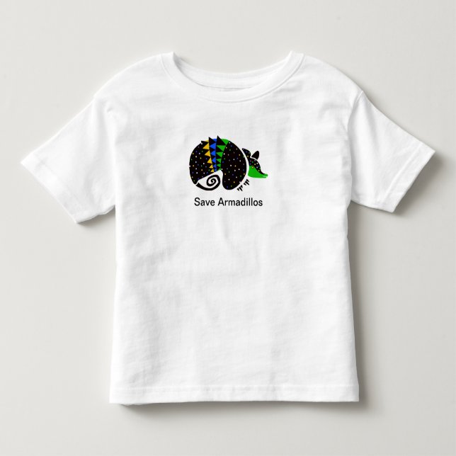 Rett ARMADILLOS - gefährdetes Tier - Brasilien Kleinkind T-shirt (Vorderseite)