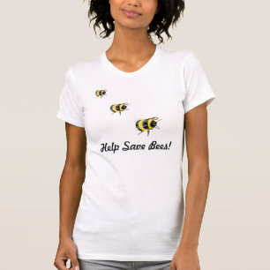 Rett BEES rette die Welt - Bienen Ladybug Art T-Shirt