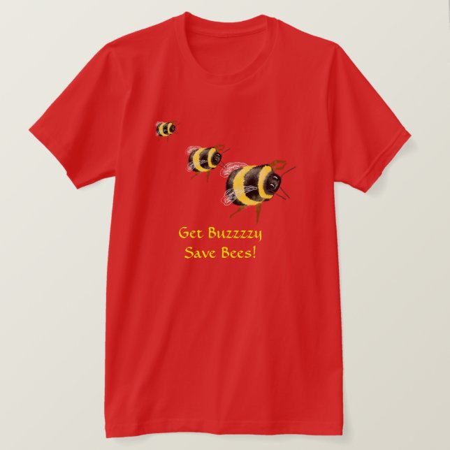 RETT BEES und Rett der Welt T-Shirt (Design vorne)