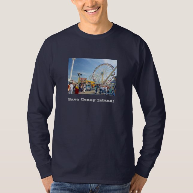 Rett Coney Island! Adult Long-Sleeve T - Shirt (Vorderseite)