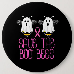 Rett das Brustkrebs-Halloween der Bobienen Button