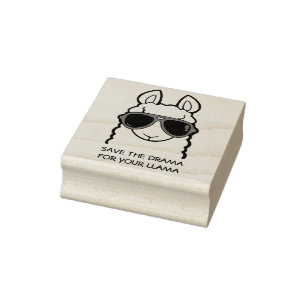 Rett das Drama für deinen Lama Gummistempel
