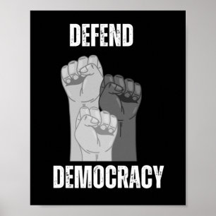 Rett Demokratie 2025 - Entwurf 2 Poster