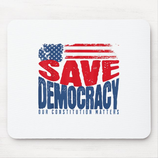 Rett Demokratie - die Verfassung Mousepad (Vorne)