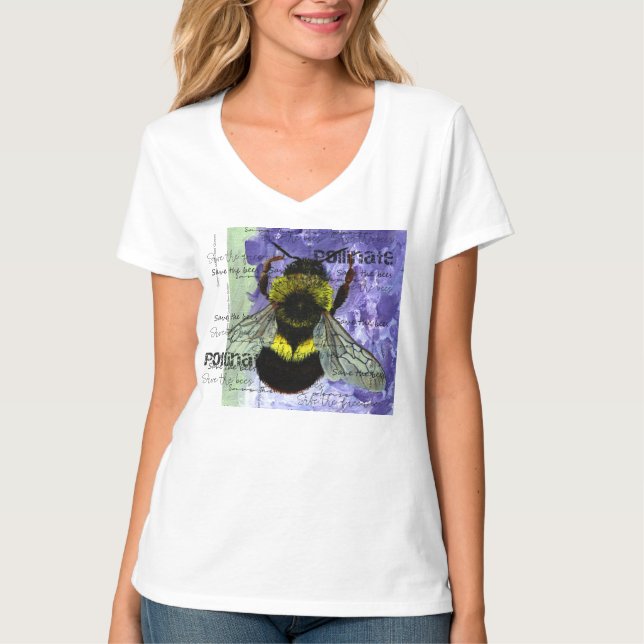 Rett den Bienen-T - Shirt (Vorderseite)