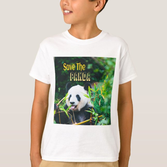 Rett den Panda T-Shirt (Vorderseite)