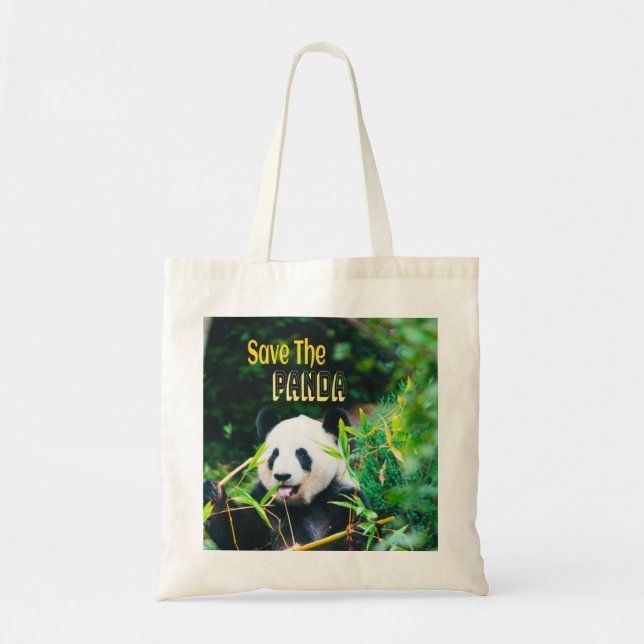 Rett den Panda Tragetasche (Vorne)
