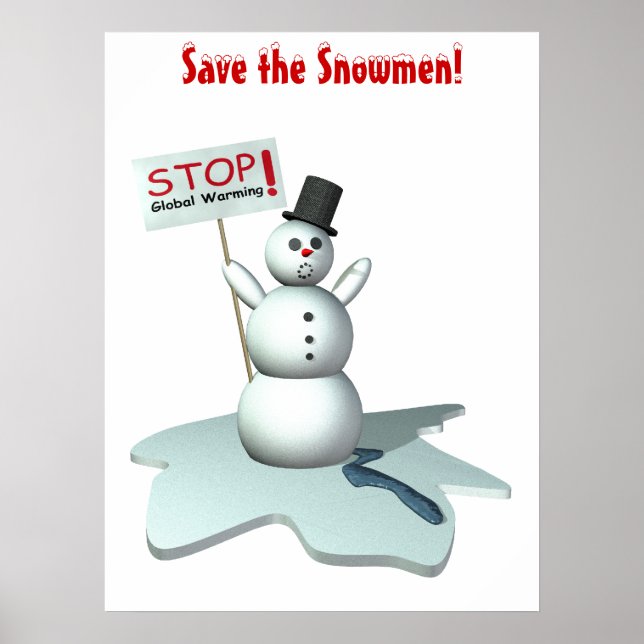 Rett den Schneemann! Poster (Vorne)