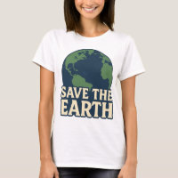 Rett den T - Shirt der Erde.