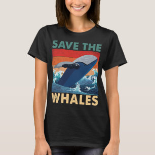 Rett den Walwal, der das Leben der Marine beobacht T-Shirt