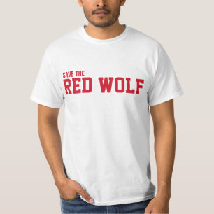 Rett den wilden Roten Wolf vor dem Aussterben T-Shirt