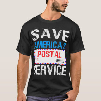 Rett der amerikanischen Spenden von Postarbeitern T-Shirt