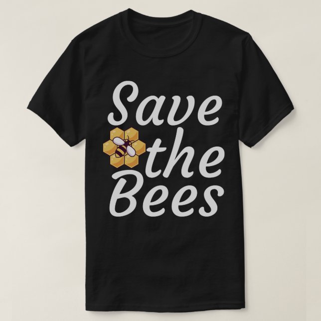 Rett der Bienen 2 T-Shirt (Design vorne)