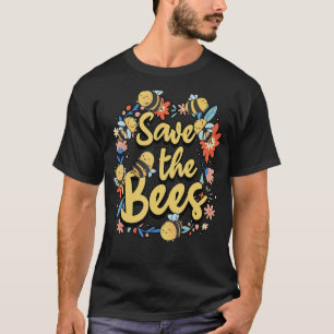 Rett der Bienen Bienenhalter niedliche Honigbienen T-Shirt