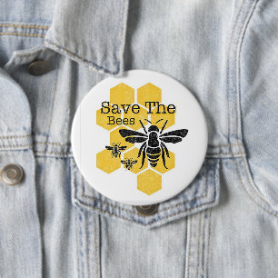 Rett der Bienen Button