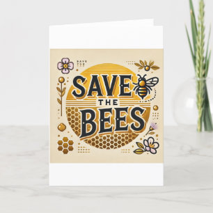 Rett der Bienen Dankeskarte